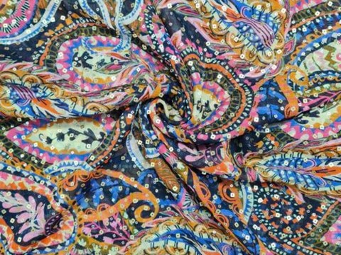 Digital Embroidery Fabric