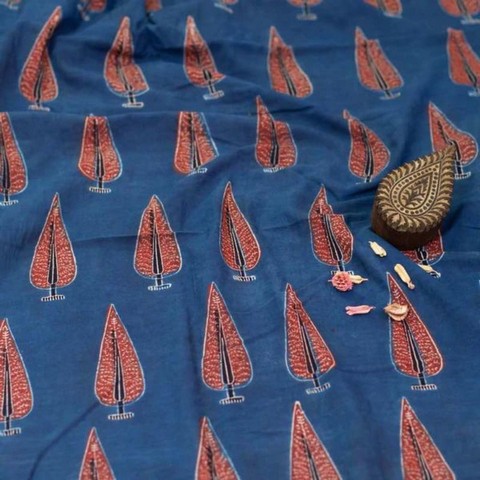 block print fabric india