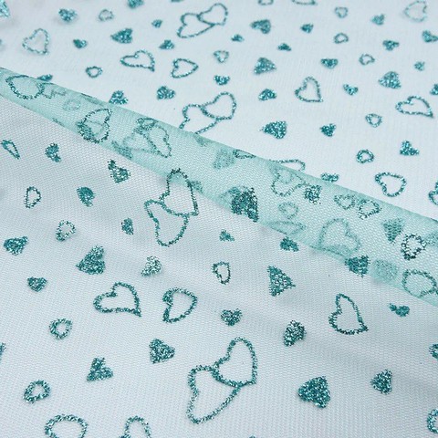 glitter print on fabric