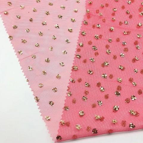 red glitter fabric